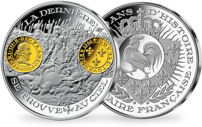 Frappe en argent pur 2000 ans d'histoire monétaire française: «Double Tournois Henri III»